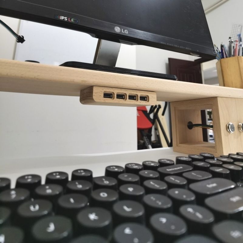 Under Desk USB Charger - iWoodStore