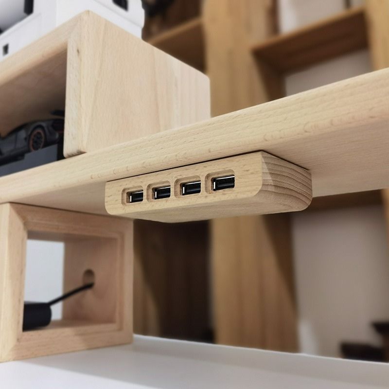 Under Desk USB Charger - iWoodStore