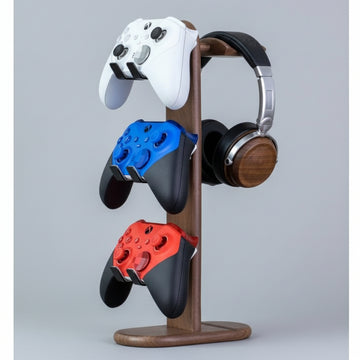 Universal 3 Tier Controller Stand Wood - iWoodStore