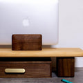 Vertical Laptop Stand for Desk - iWoodStore