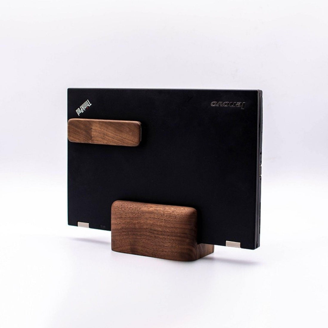 Vertical Laptop Stand for Desk - iWoodStore