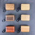 Walnut AirPods Pro Case with Keychain - iWoodStore