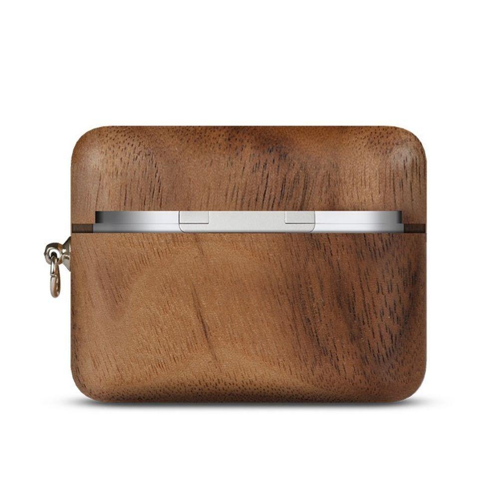 Walnut AirPods Pro Case with Keychain - iWoodStore