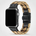 White Oak Black Apple Watch Band - iWoodStore