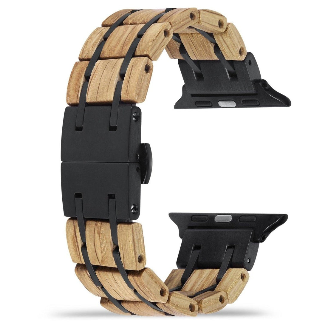 White Oak Black Apple Watch Band - iWoodStore