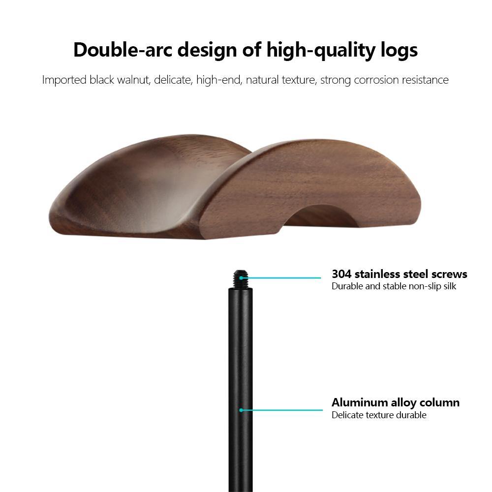Wood Headphone Holder Stand - iWoodStore