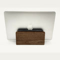 Wood Laptop Vertical Stand for Desk - iWoodStore