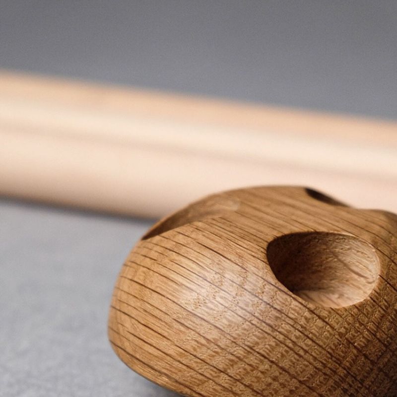 Wooden Apple HomePod Stand - iWoodStore