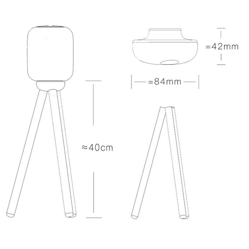 Wooden Apple HomePod Stand - iWoodStore