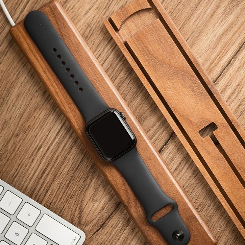Wooden Apple Watch Stand - iWoodStore