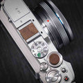 Wooden Cover Set Hot Shoe Shutter Button OM3 OM5 EP7 ZFC - iWoodStore