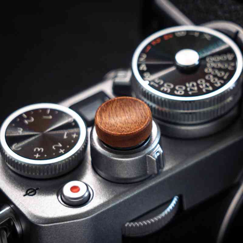 Wooden Cover Set Hot Shoe Shutter Button OM3 OM5 EP7 ZFC - iWoodStore