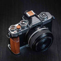 Wooden Cover Set Hot Shoe Shutter Button OM3 OM5 EP7 ZFC - iWoodStore