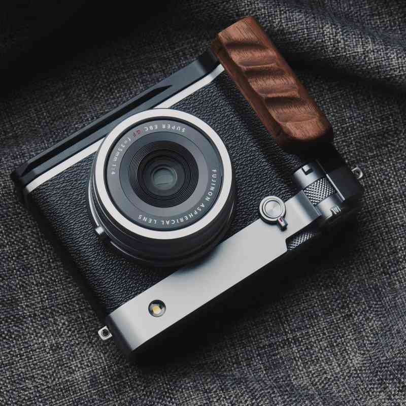 Wooden Grip for Fuji GFX100RF KC Design - iWoodStore