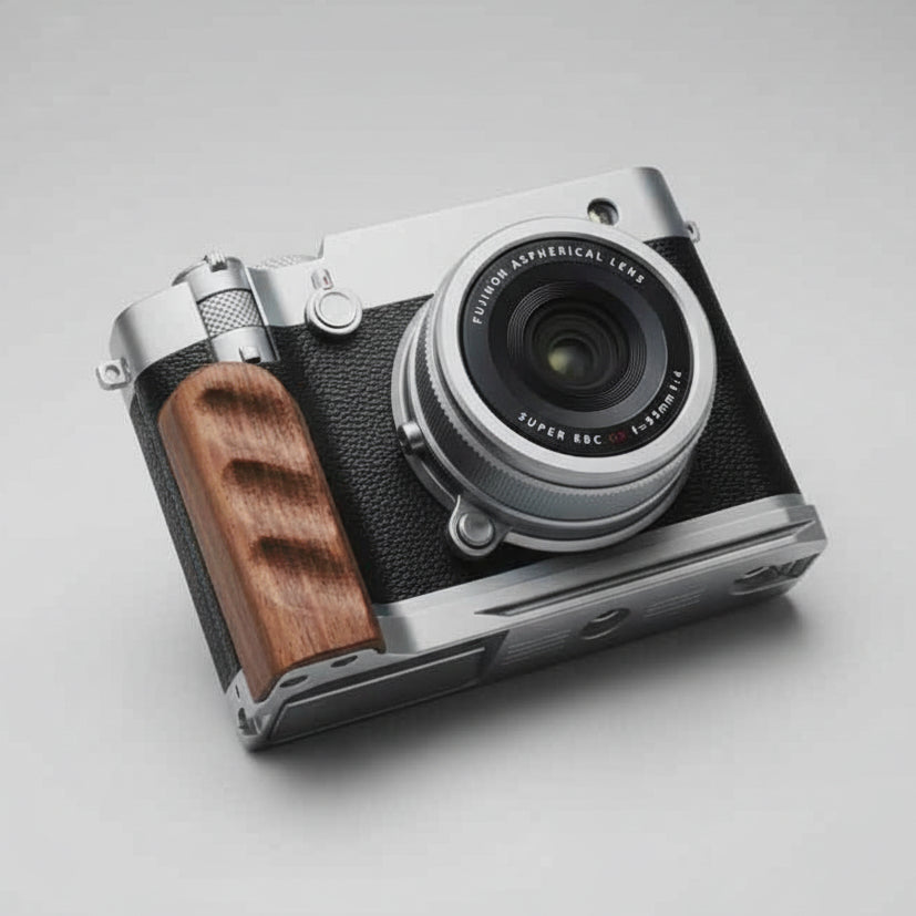 Wooden Grip for Fuji GFX100RF KC Design - iWoodStore