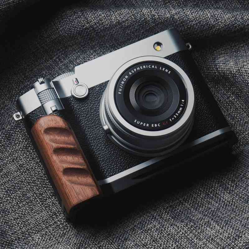 Wooden Grip for Fuji GFX100RF KC Design - iWoodStore