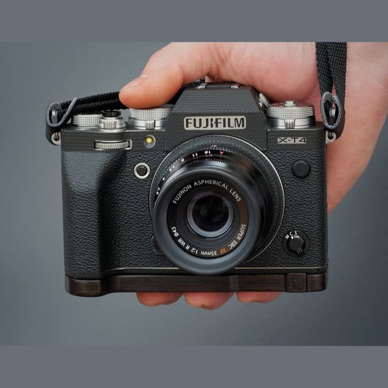 Wooden Handle Base for Fuji X-T4 XT4 - iWoodStore