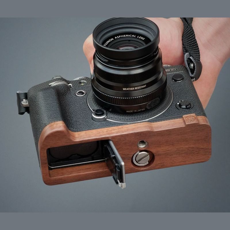 Wooden Handle Base for Fuji X-T4 XT4 - iWoodStore