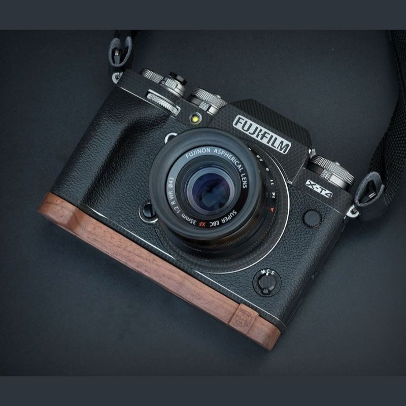 Wooden Handle Base for Fuji X-T4 XT4 - iWoodStore