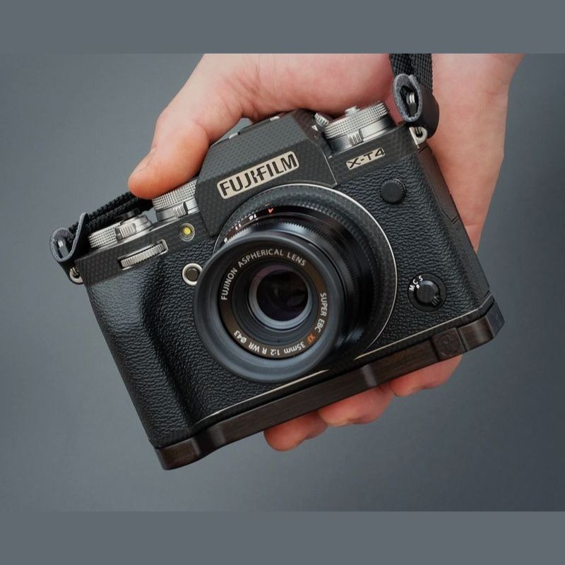 Wooden Handle Base for Fuji X-T4 XT4 - iWoodStore