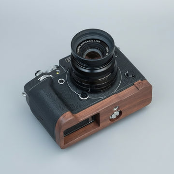 Wooden Handle Base for Fuji X-T4 XT4 - iWoodStore