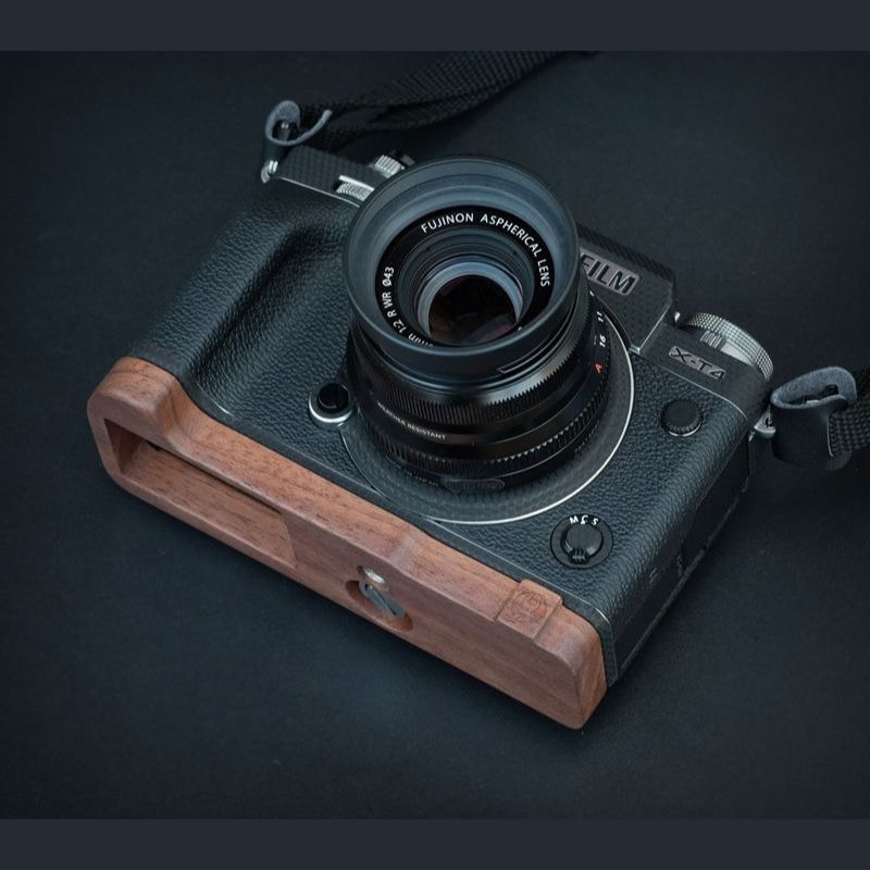 Wooden Handle Base for Fuji X-T4 XT4 - iWoodStore