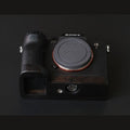 Wooden Handle Grip for Sony A7R5 A7M4 A7R4 A7S3 A9M2 A1 - iWoodStore