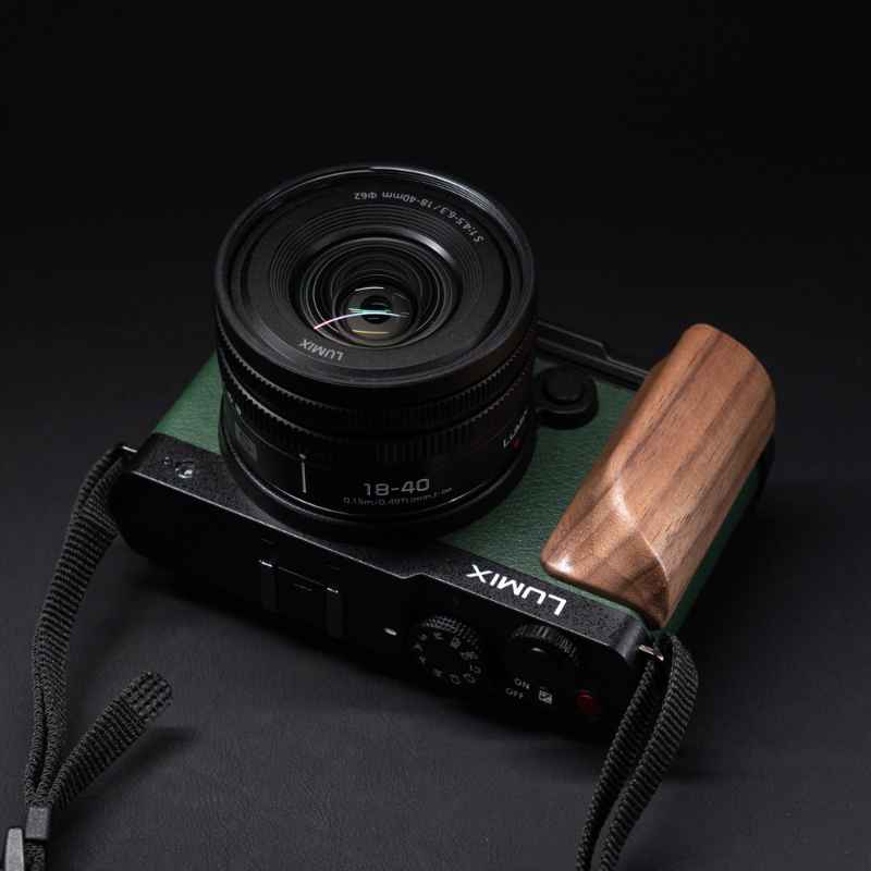 Wooden L - Shaped Grip for Lumix S9 WG Design - iWoodStore