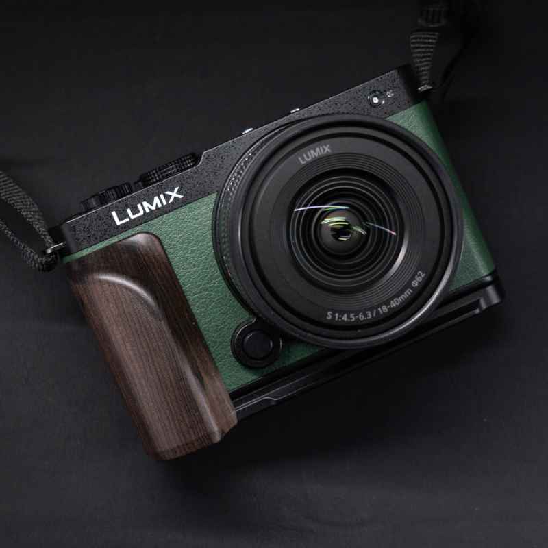 Wooden L - Shaped Grip for Lumix S9 WG Design - iWoodStore