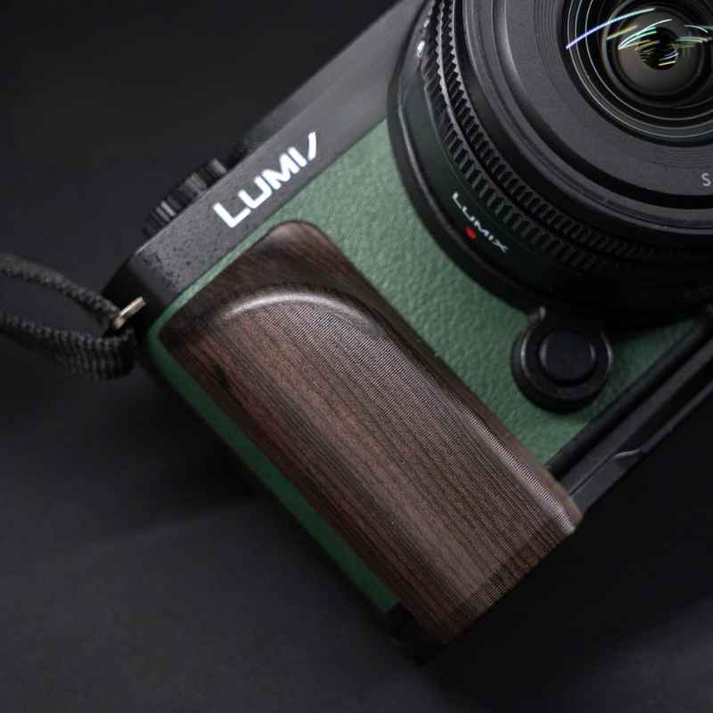 Wooden L - Shaped Grip for Lumix S9 WG Design - iWoodStore