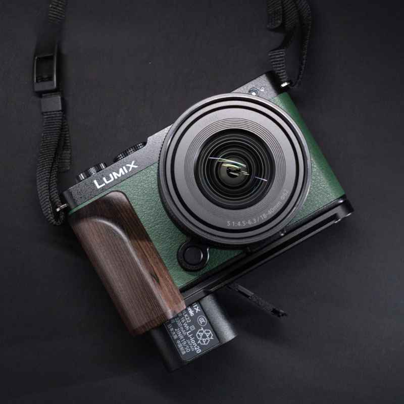 Wooden L - Shaped Grip for Lumix S9 WG Design - iWoodStore