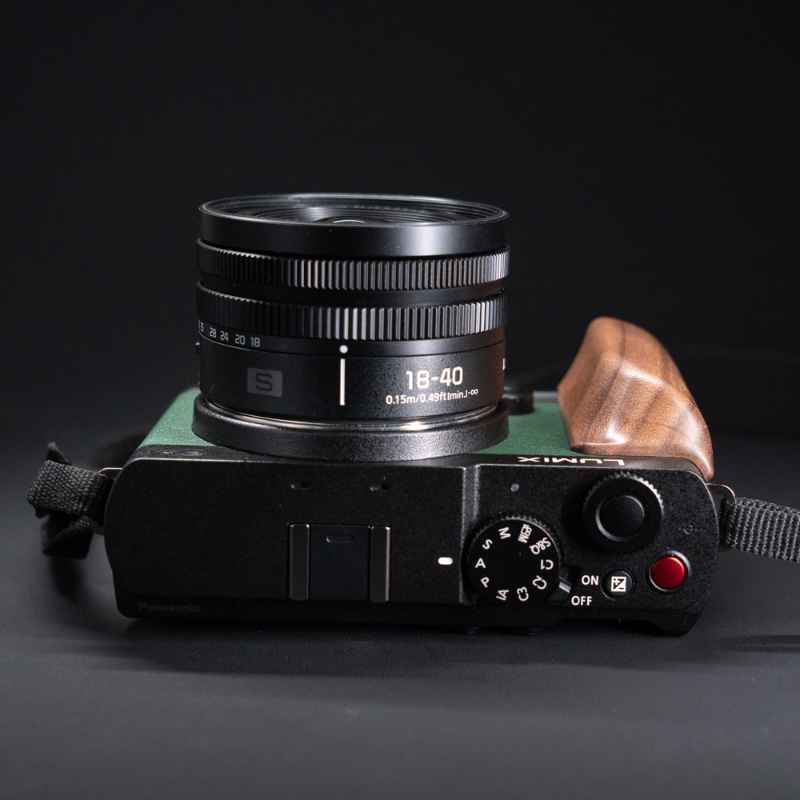 Wooden L - Shaped Grip for Lumix S9 WG Design - iWoodStore