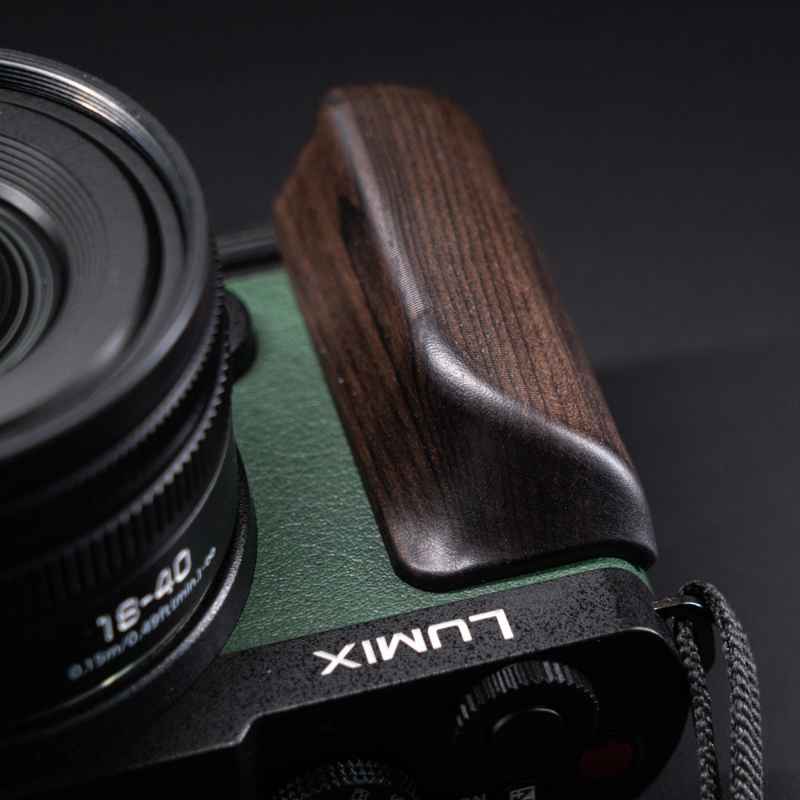 Wooden L - Shaped Grip for Lumix S9 WG Design - iWoodStore