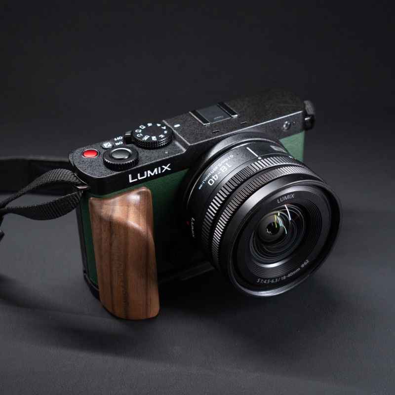 Wooden L - Shaped Grip for Lumix S9 WG Design - iWoodStore