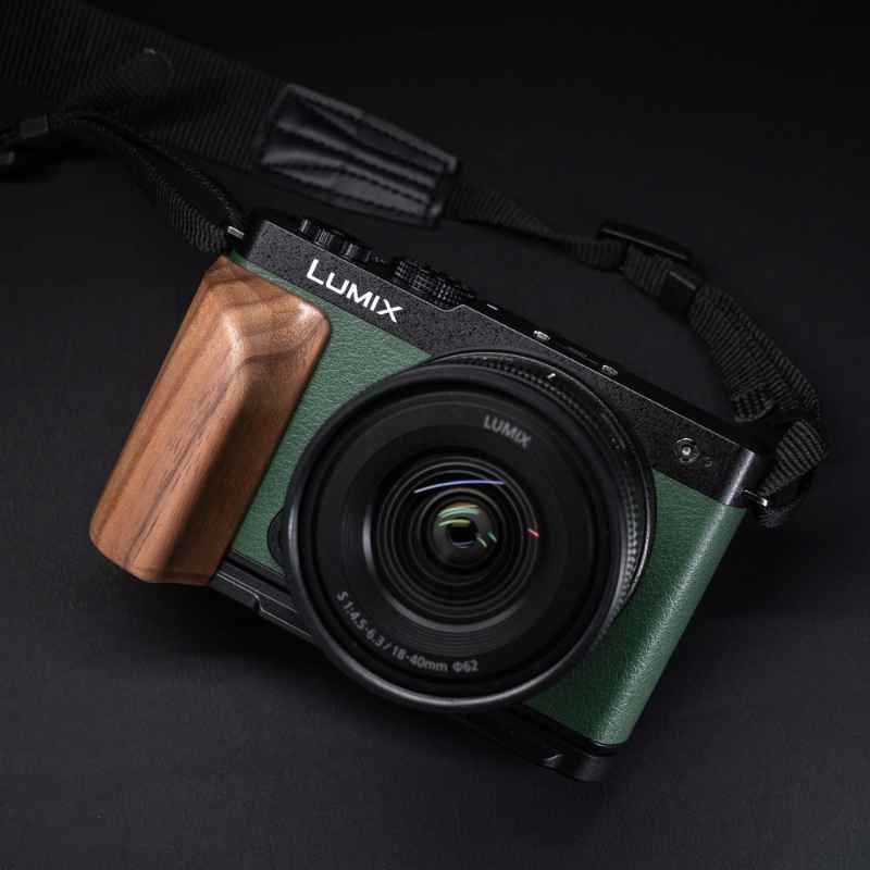Wooden L - Shaped Grip for Lumix S9 WG Design - iWoodStore