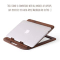 Wooden Laptop Stand Holder - iWoodStore