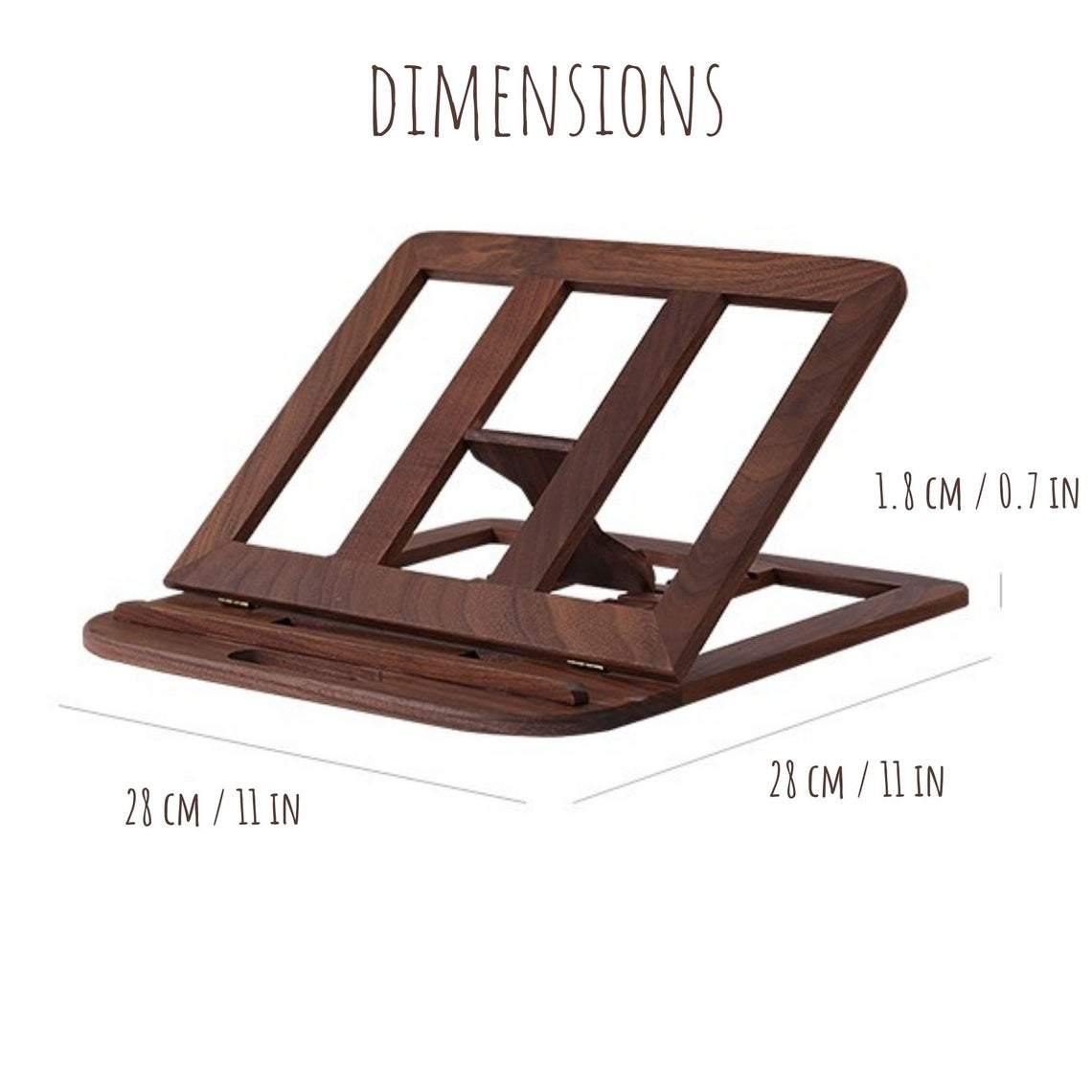 Wooden Laptop Stand Holder - iWoodStore