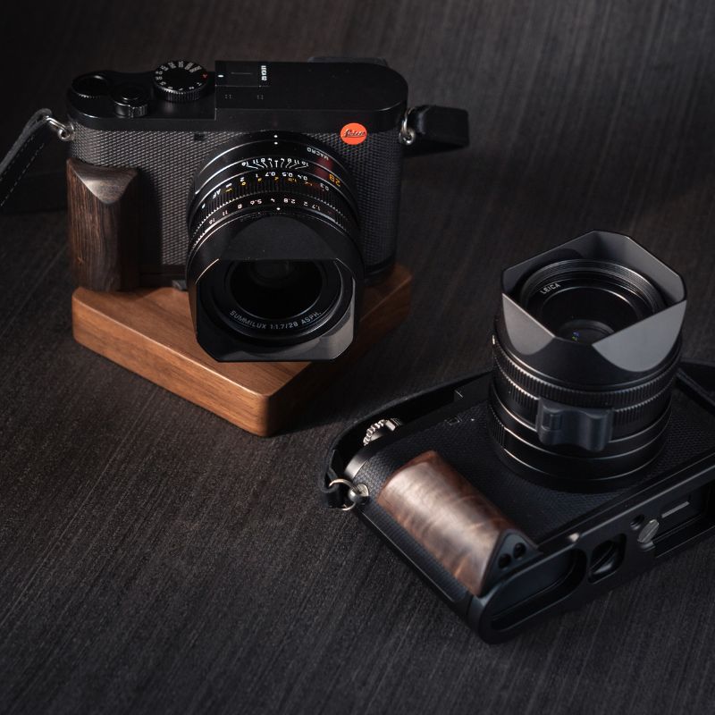 Wooden Leica Q3 Q2 Grip Handle - iWoodStore