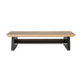 Wooden Monitor Stand with Laptop Shelf - iWoodStore