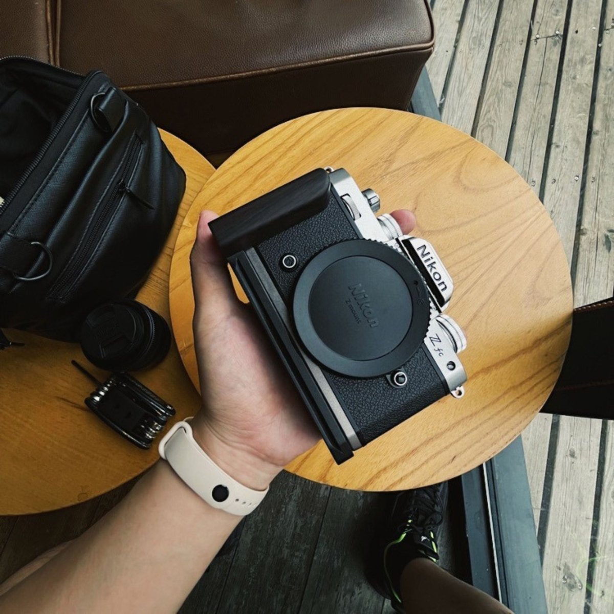 Wooden Nikon Zfc Hand Grip - iWoodStore