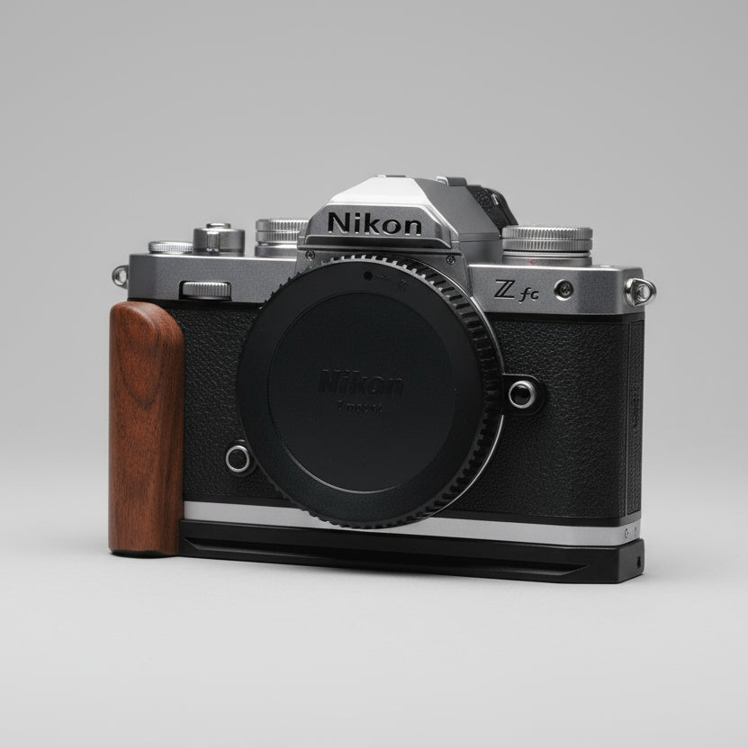 Wooden Nikon Zfc Hand Grip - iWoodStore