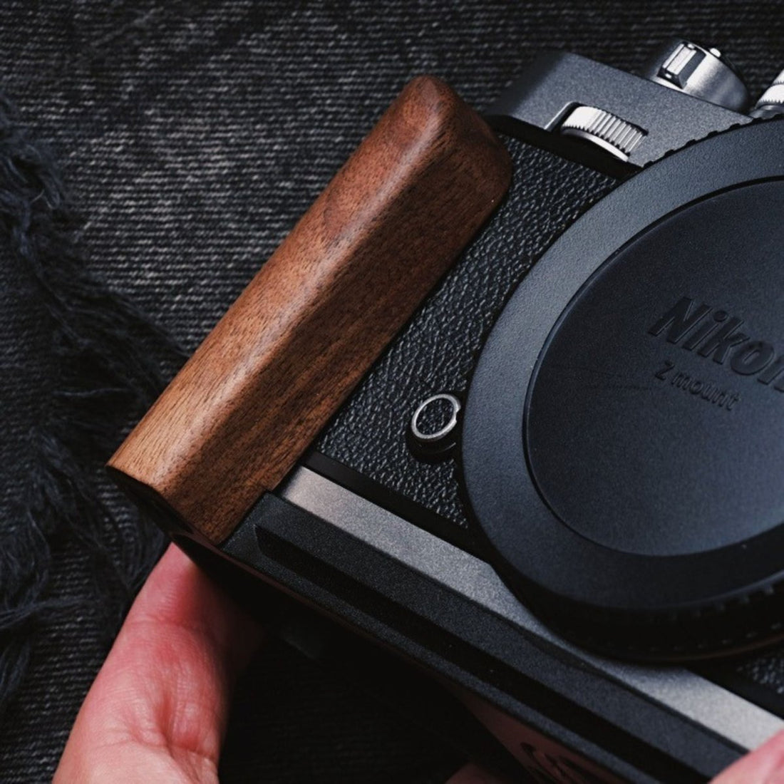 Wooden Nikon Zfc Hand Grip - iWoodStore