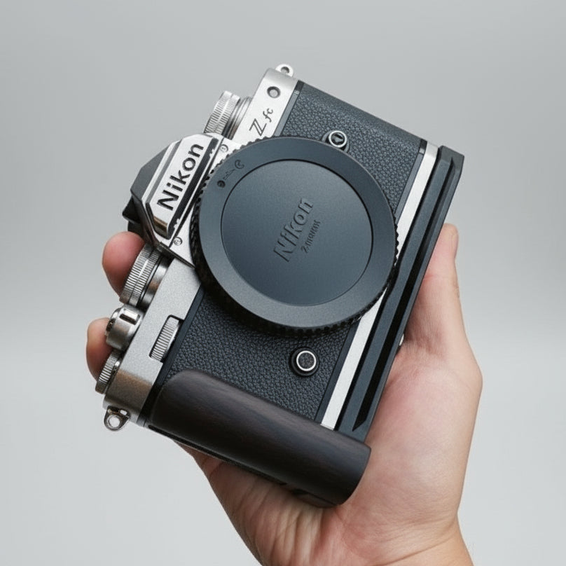 Wooden Nikon Zfc Hand Grip - iWoodStore