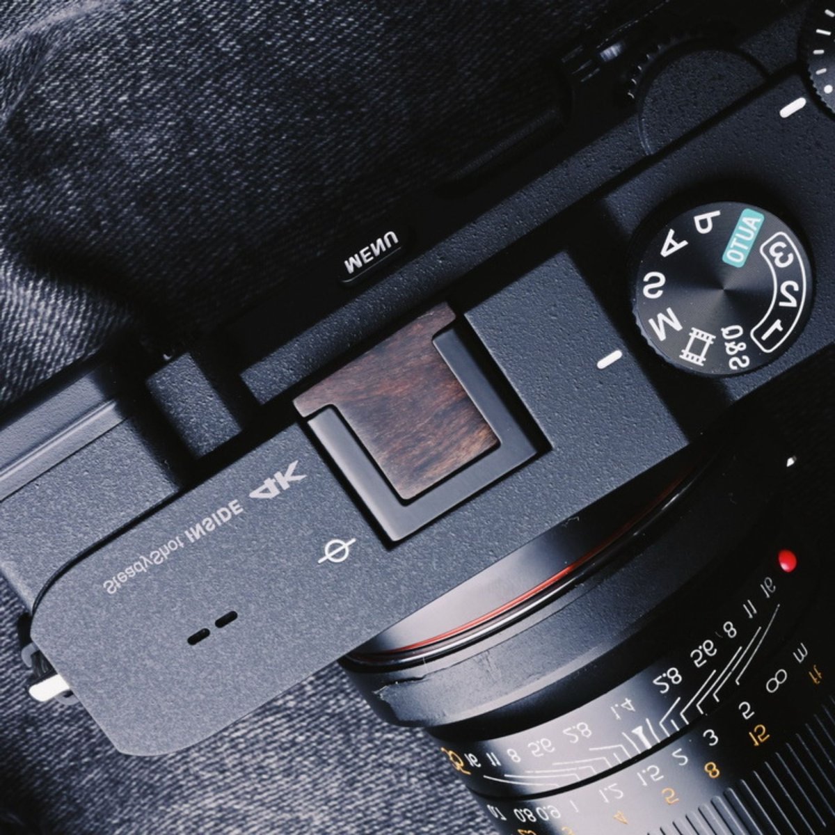 Wooden Set Fujifilm Hot Shoe Cover Shutter Button - iWoodStore