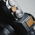 Wooden Set Fujifilm Hot Shoe Cover Shutter Button - iWoodStore