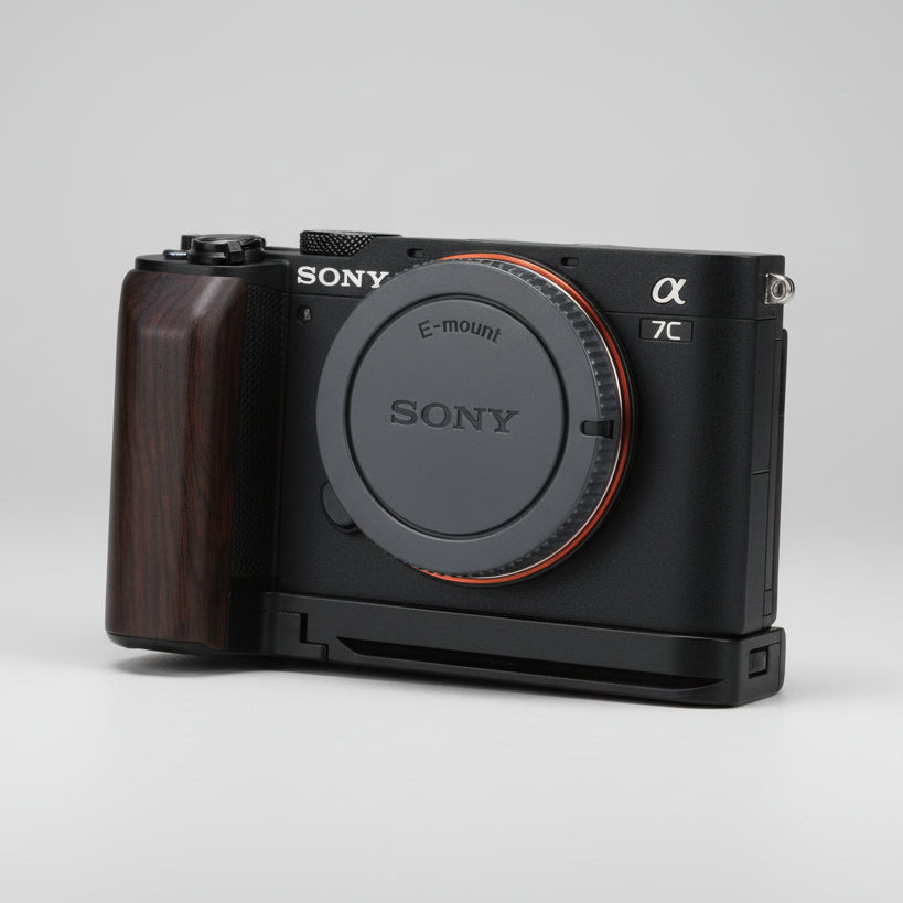 Wooden Sony A7C Camera Hand Grip - iWoodStore