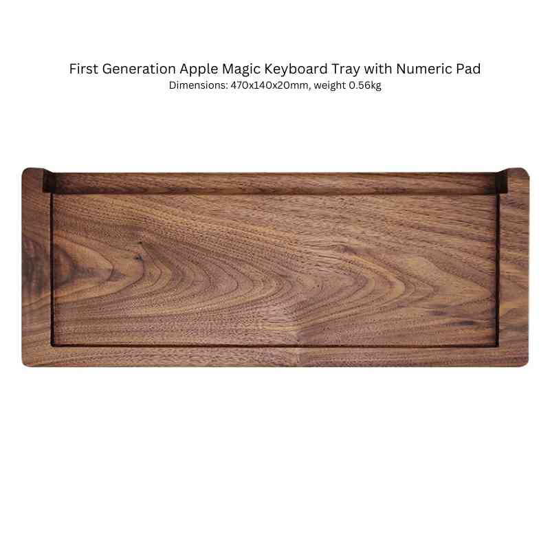 Wooden Tray for Magic Keyboard with Numeric Keypad - iWoodStore
