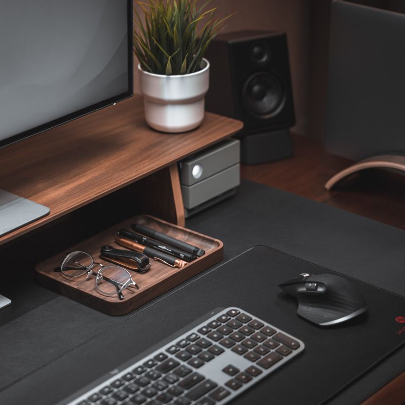 Wooden Tray Storage For Desk (ST Design) - iWoodStore