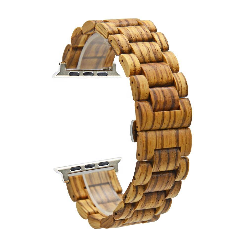 Zebra Wooden Band for Apple Watch - iWoodStore