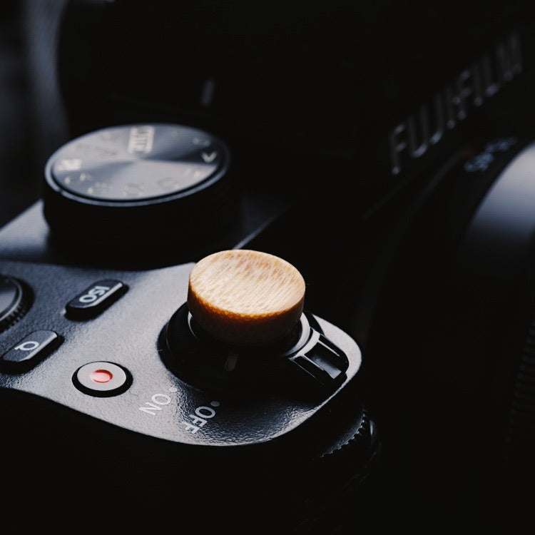 Fuji X-S10 X-H1 Wooden Shutter Button Hot Shoe Cover Set (XS10 XH1) - iWoodStore